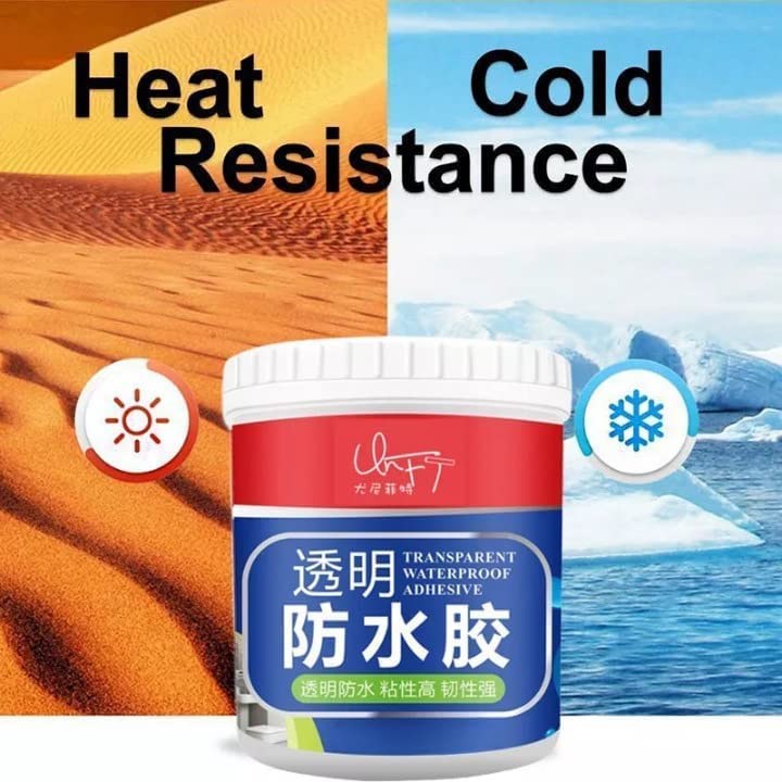 Waterproof Transparent Crack Seal Glue 300g with brush Leaking Sealant Window Crack Transparent Sealant Roof Sealant Waterproof Gel Adhesive seal cracks agent For Surface, Cement, Marble, Wood Waterproof Transparent Crack Seal Glue 300g with brush Leaking Sealant Window Crack Transparent Sealant Roof Sealant Waterproof Gel Adhesive seal cracks agent For Surface, Cement, Marble, Wood